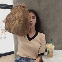 빅걸스토리 왕골 비치 여름 밀짚모자