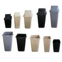 광신 스윙휴지통 오픈휴지통, G.S오픈휴지통(40L/그레이), 1개