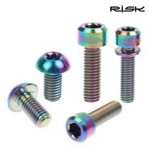 RISK 자전거 레인보우 티타늄볼트 경량 티탄 로터 풀리볼트, 01. 레인보우 볼트 M5×16mm