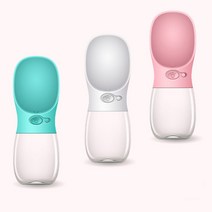 피비플러스 휴대용 강아지 물병, 민트, 1개