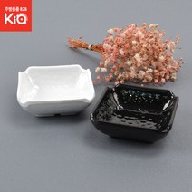 정초장 흑스톤 백스톤 반찬기 종지 멜라민 DS-6518, 정초장 흑스톤 DS-6518