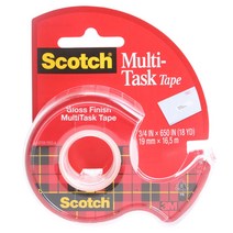 스카치 멀티 태스크 셀로판테이프 19mm x 16.5m, 1개
