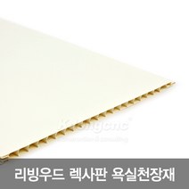 리빙우드 욕실천장재 렉사판 PVC천장재, 12유광백색 300 x 3000, 1개
