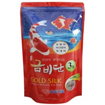 우성사료 금비단3호 500g 금붕어/비단잉어/열대어/대형어/부상, 1개