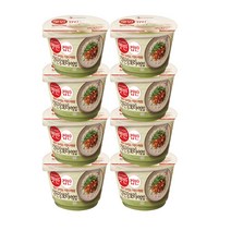햇반 컵반 강된장 보리비빔밥, 280g x 8개, (컵반) 강된장보리비빔밥