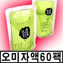 지리산한약나라 오미자엑기스 건강즙, 60팩, 100ml