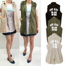 핑크홀릭 1928 야상조끼