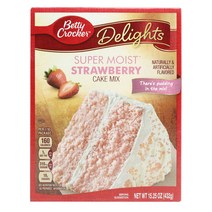 베티크로커 딜라이트 슈퍼 모이스트 케이크 믹스 스트로베리, 432g, 1개