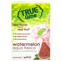True Lime 워터멜론 아쿠아 프레스카 글루텐 프리, 3g, 10개입