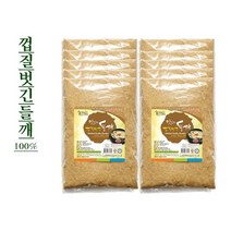 호재식품 [대용량 식당용 업소용]껍질벗긴 들깨가루1kgx10, 1box