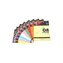 흥국산업 컬러 OA용지 A4, S14 오렌지색, 25매