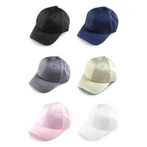 남녀공용 베이직 공단 볼캡 모자 - 6color (case1223)