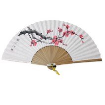 민산필방 작품그림부채-매화 (대길이 30cm)