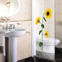 포인트스티커 꽃 벽스티커, SS-58227 해바라기2