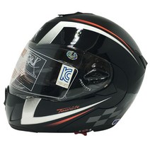 JEC HD701 선바이저 시스템 오토바이 헬멧, 다이아블랙