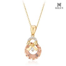 골드앤 14K18K 글램업 목걸이 콤비