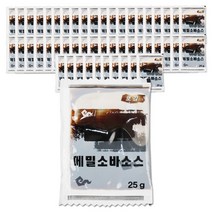 벅스웨이 메밀소바소스 25g, 50개