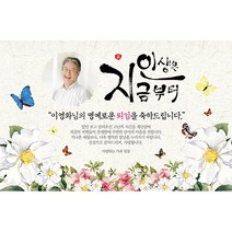 애니데이파티 [퇴임현수막] 행복의나비-포토형 현수막