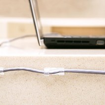 케이엠스토어 케이블 전선정리 2중클립 후크 10P [1274], 1세트