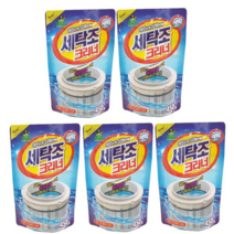 세탁조크리너 (450g) X 5팩 세탁조 세정제, 450g, 1세트