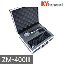 ZEUS 제우스 노래방 마이크 ZM-400III 마이크케이스 마이크줄 포함, ZM-400III+케이스+마이크줄C타입