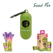 강아지 풉백 반려동물 배변봉투 본체 리필 라벤더향, 배변봉투 리필(15매x8롤)
