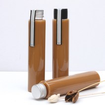 IW180 샘플병 100ml 검정캡 100개 미니보틀 (약 지름 3.2cm x 높이 15.2.cm x 마개 2.4cm)