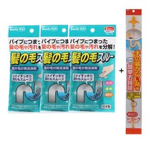 PIKAPIKA 머리카락분해세척제6P+이물질제거브러쉬, 1개