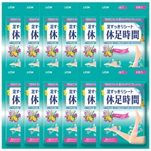 휴족시간 쿨링시트, 6개입, 12개