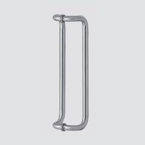 강화도어손잡이 TS184 P-600mm 19mm 스텐헤어라인무광(절곡) 목문 유리문 철문 가마찌 중문