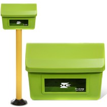 빗물보호 우편함 주택.상가.공장우체통 벽걸이우체통 우편함제작 스탠드우편함 하나우편함 하나우체통 빨강우체통 빨강우편함 노랑우편함 인테리어우체통 원피알 post onepr, 벽걸이형, 33(몸초 뚜초)