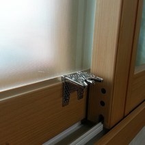 가자데코 창살없는 방범창 1개, 실버