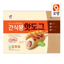 사조오양 간식왕 핫도그 1kg, 1개