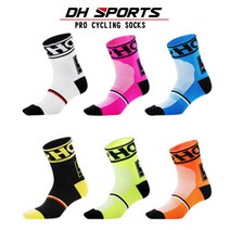 DH 스포츠 자전거 MTB 사이클 레이싱 양말 (6가지 색상), 그린
