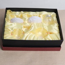 핑크장미 2인숙우포함 유리다기세트 150ml(250AF) (차호포함)