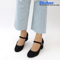 블리슈 륀느 메리제인 5cm 미들굽 스트랩힐 국내생산