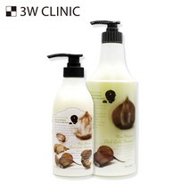 3W클리닉 모어 모이스처 흑마늘 샴푸 샴푸린스겸용, 1개, 500ml