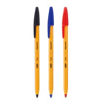 BIG 빅 오렌지 파인 볼펜 0.7mm 10입(1타), 적색