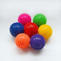 아이콘Traning 지압 마사지볼 9.5CM 7가지색상, 퍼플, 1개