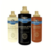 기라델리 스퀴즈보틀 초코소스, 씨솔트카라멜소스 482g