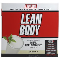 라브라다뉴트리션 린 바디 바닐라 42개입, 1개, 3.32kg