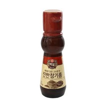 민트딜 백설 진한참기름110ml 백설 참기름 들기름 기름 식용유, 본상품선택