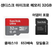 샌디스크 파나소닉 루믹스DMC-FH2카메라micro메모리카드32gb, 32GB