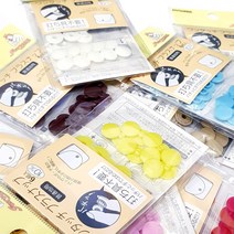 쏘잉스타 썬코코 10mm 원터치 티단추 똑딱이단추 달기 (손으로 부착 기계 x) - 6SET, 레드