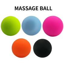 도매창고 실리콘 땅콩 마사지볼 지압볼 요가볼 라크로스볼 요가 안마 홈트 스트레칭, -싱글-오렌지