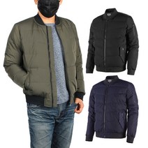 95사이즈만 할인! PROMORE 슬림핏 블루종 덕다운 오리털 항공점퍼 패딩점퍼