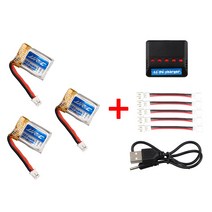 JJRC 소닉-H36 전용부품, H36-배터리3개+멀티충전기