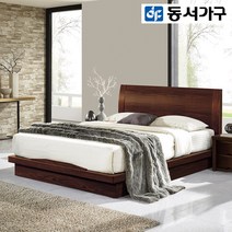 동서가구 DH168 7존포켓Q 퀸침대(독립매트리스) DF903921, 월넛