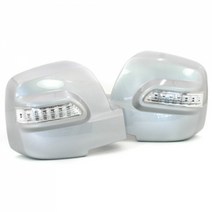 그랜드스타렉스 - 1WAY 카비 LED 사이드미러 백미러 커버, 슬릭실버 KM