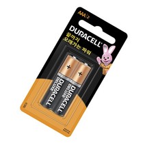 [모드니즈]듀라셀 AAA 알카라인 건전지 2개입 LR03 LR3